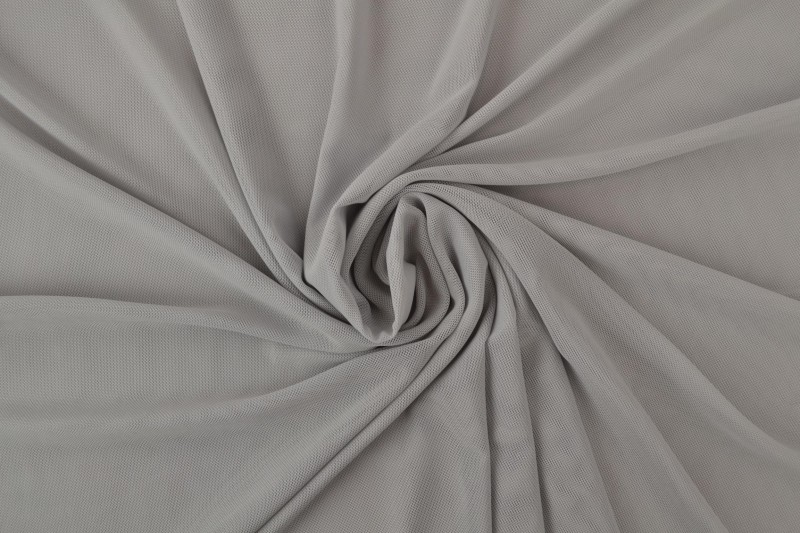 Lycra tule 25 zilvergrijs