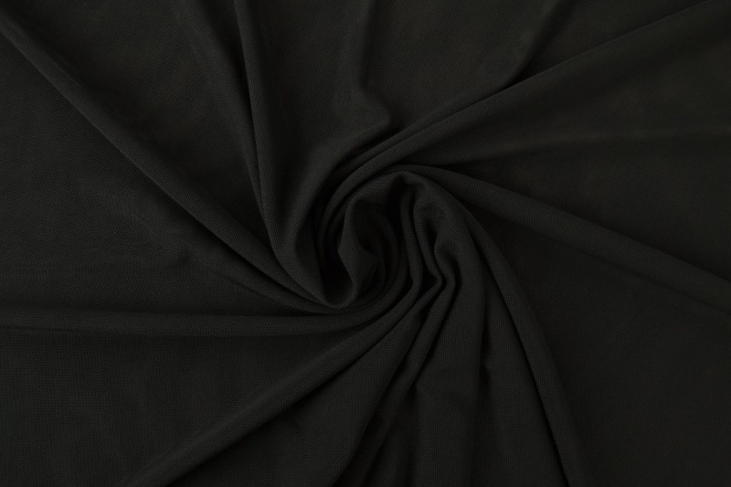 Lycra tule 03 zwart