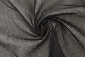 Tule zacht 03 zwart