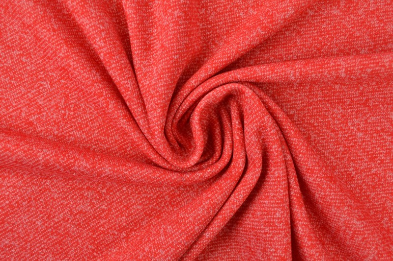French terry melange 01 rood