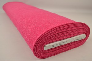 French terry melange 30 roze