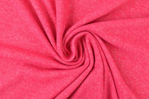 French terry melange 30 roze