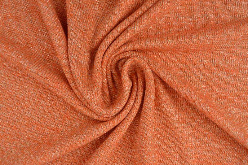 Jersey lurex 10 oranje