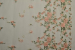 Mesh embroidered 16-1