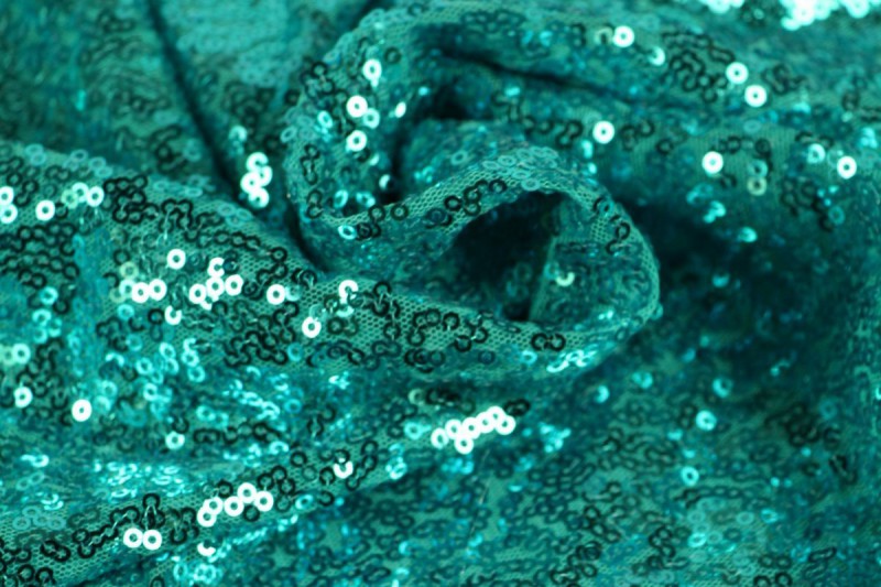 Pailletten 02 aqua blauw 