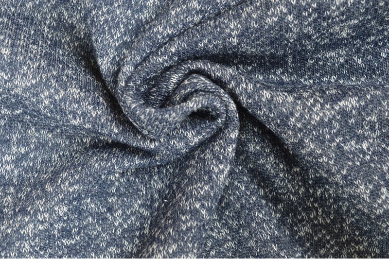 French terry melange 48 navy