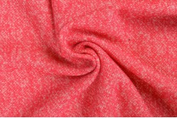 French terry melange 30 roze