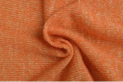 Jersey lurex 10 oranje